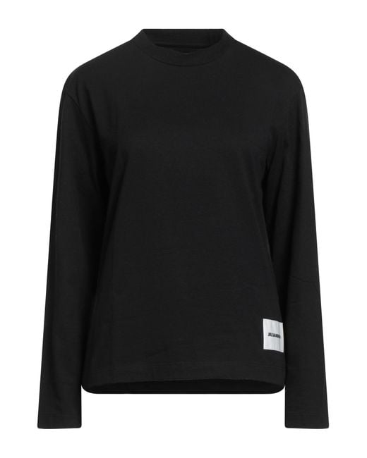 T-Shirt di Jil Sander in Black