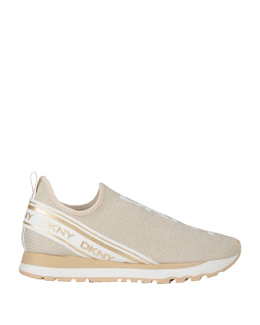 dkny gold trainers