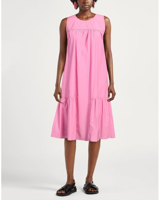 Peserico Pink Midi-Kleid