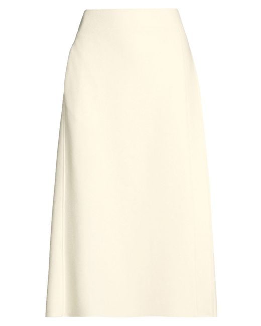 Jil Sander Natural Midi Skirt