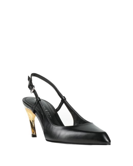 McQueen Black Pumps Leather