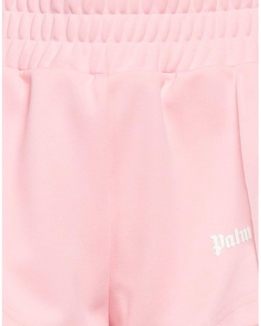 Palm Angels Pink Shorts & Bermuda Shorts Polyester