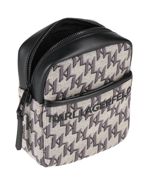 Karl Lagerfeld Black Cross-Body Bags for men