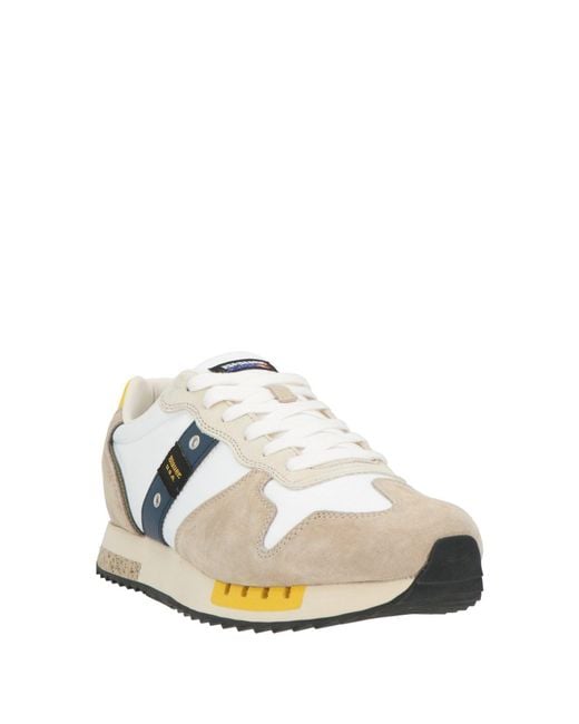 Blauer White Trainers for men
