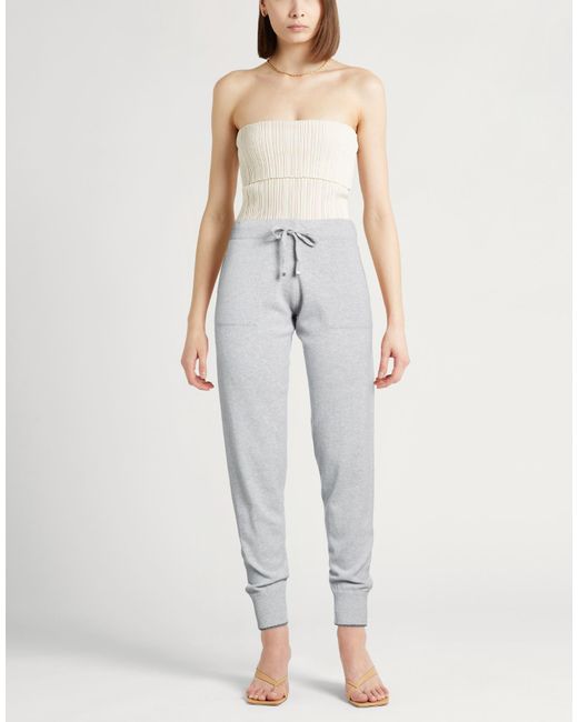 Eleventy Gray Platinum Light Pants Wool, Cashmere
