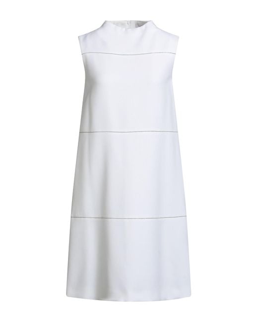 Peserico White Mini Dresses