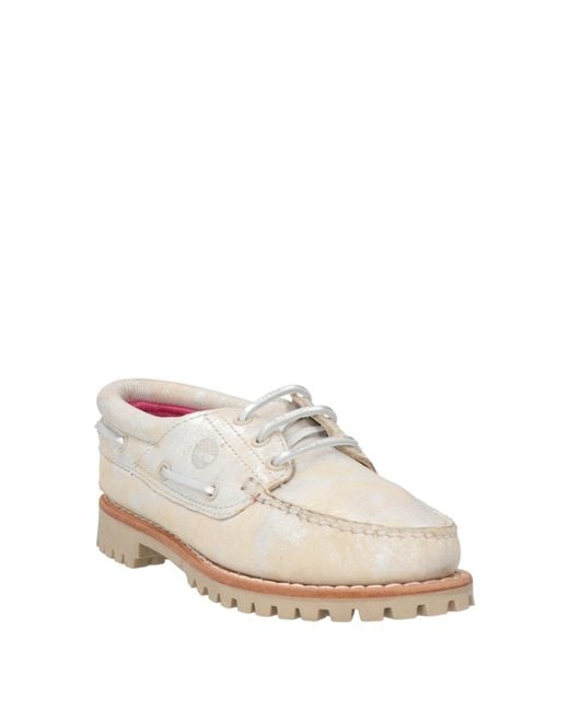 Timberland White Mokassin