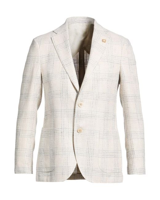 Lardini White Blazer for men