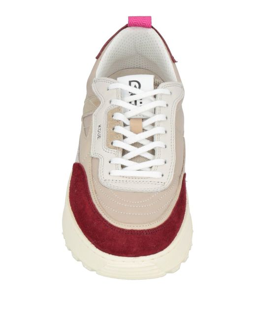 Date Pink Sneakers Leather, Nylon