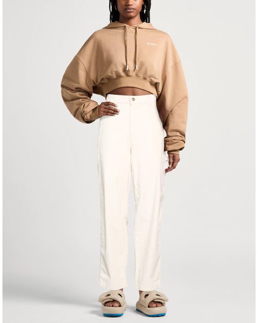 Dickies White Pants Cotton, Elastane