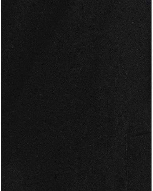 Y's Yohji Yamamoto Black Coat Wool, Polyester, Acrylic, Nylon