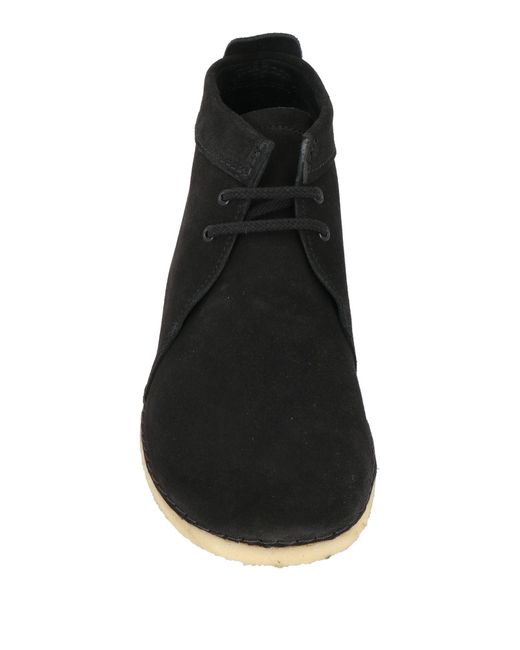 Clarks Black Ankle Boots for men