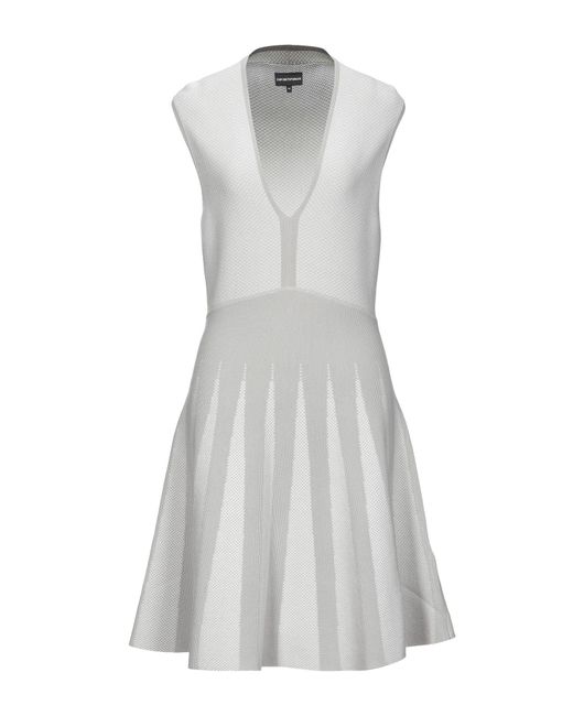 Emporio Armani Gray Midi Dress