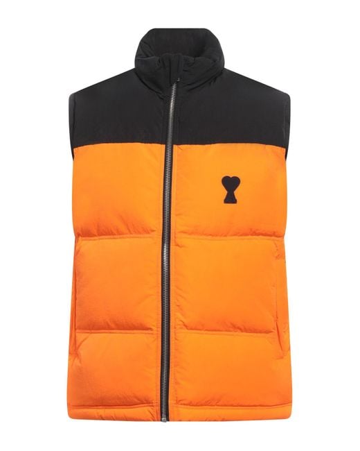 AMI Orange Vest Polyamide for men