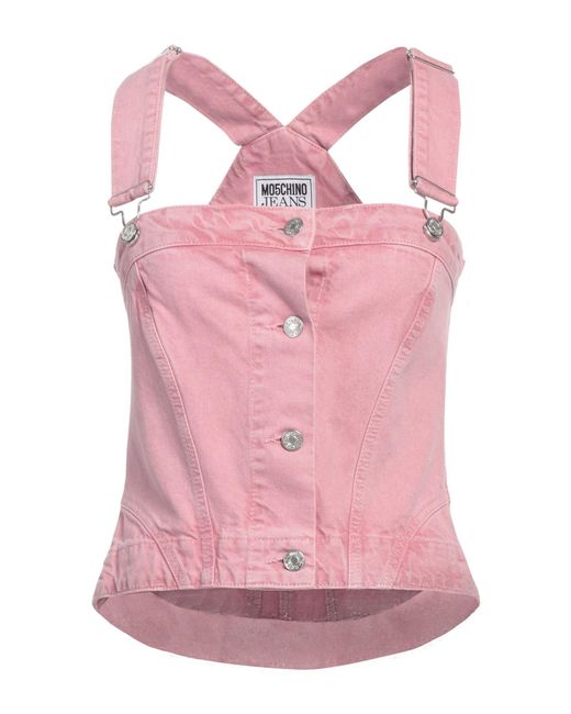 Top Moschino de color Pink