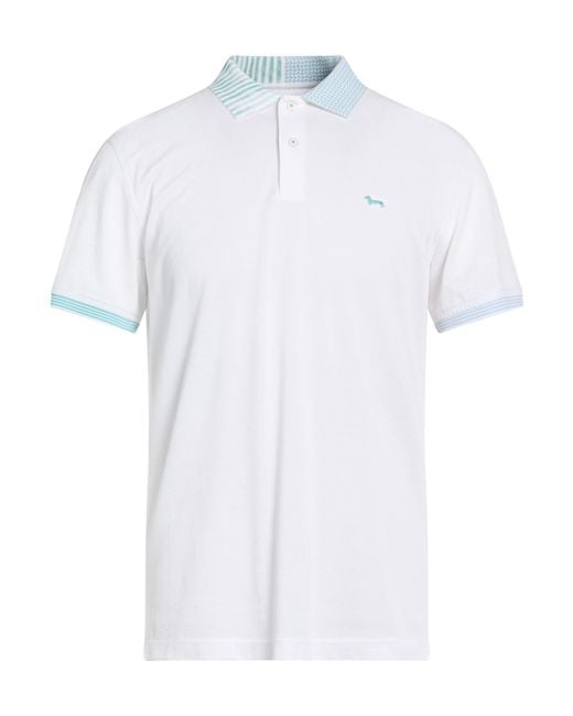 Harmont & Blaine White Polo Shirt Cotton for men
