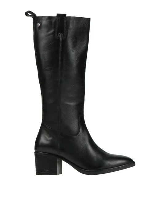 Top 3 Shoes Black Boot Leather