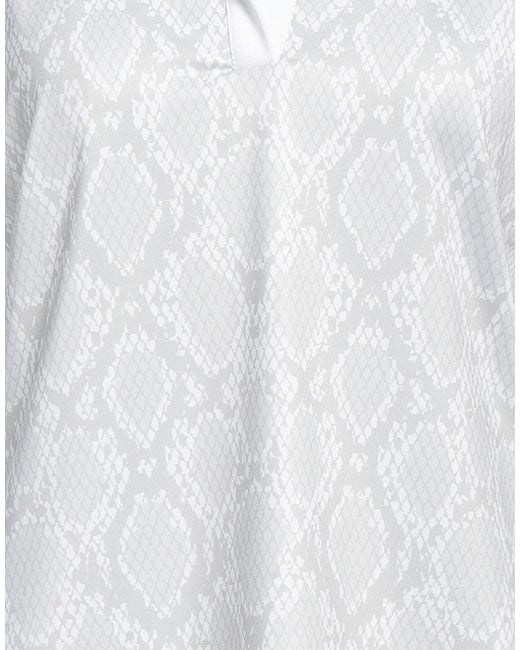 EA7 White Polo Shirt Recycled Polyester, Elastane