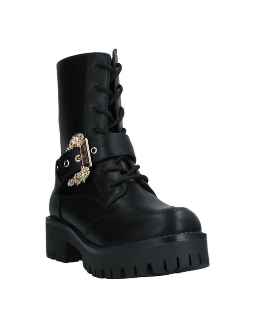 Versace Jeans Couture Black Ankle Boots