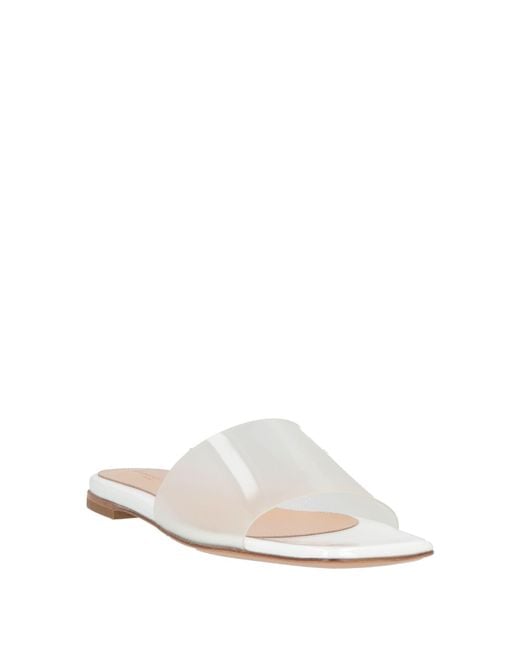 Gianvito Rossi White Sandals Plastic