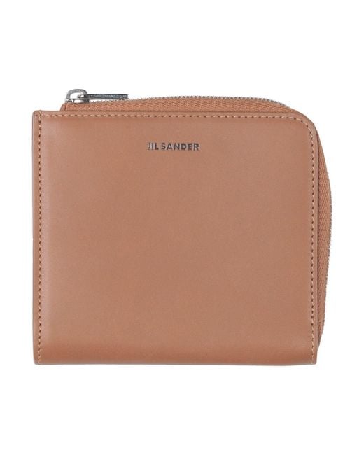 Jil Sander Natural Cardholder Leather