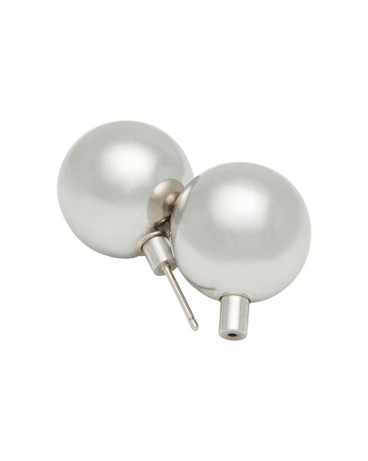 Coperni White Einzelner Ohrring