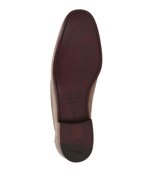 Testoni Brown Loafers Leather for men