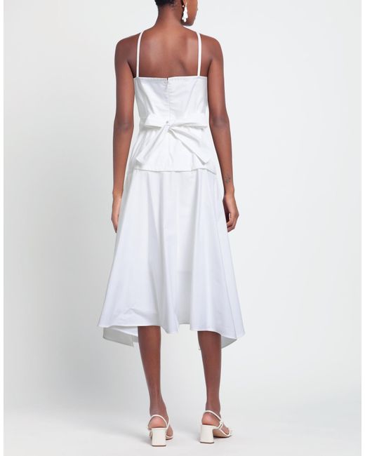 Proenza Schouler White Midi Dress