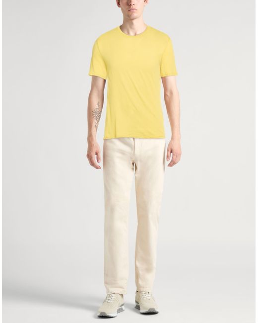 Fedeli Yellow T-Shirt for men
