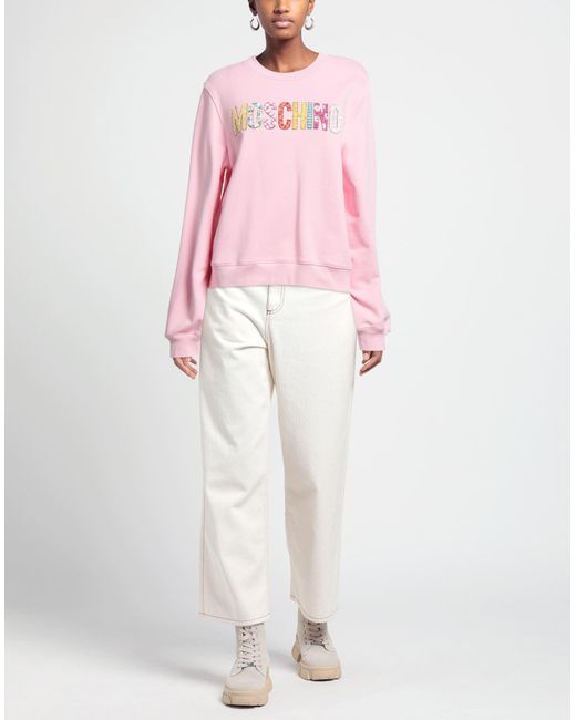 Moschino Pink Sweatshirt