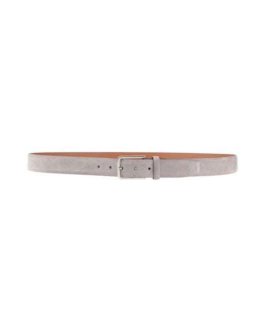 Santoni White Belt Leather for men