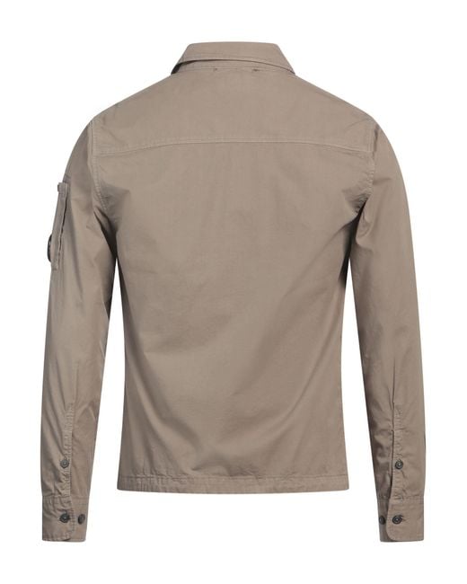 C P Company Brown Camel Jacket Cotton for men