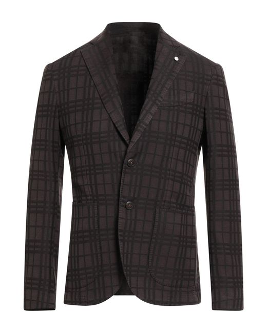L.b.m. 1911 Black Blazer for men