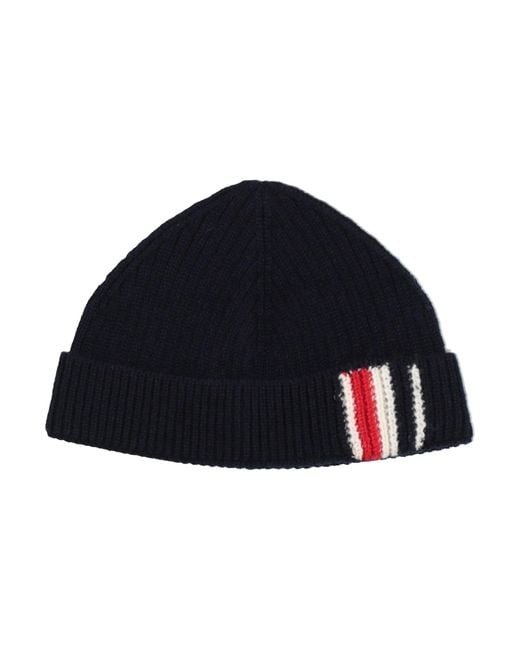 Thom Browne Blue Hat Wool, Cashmere