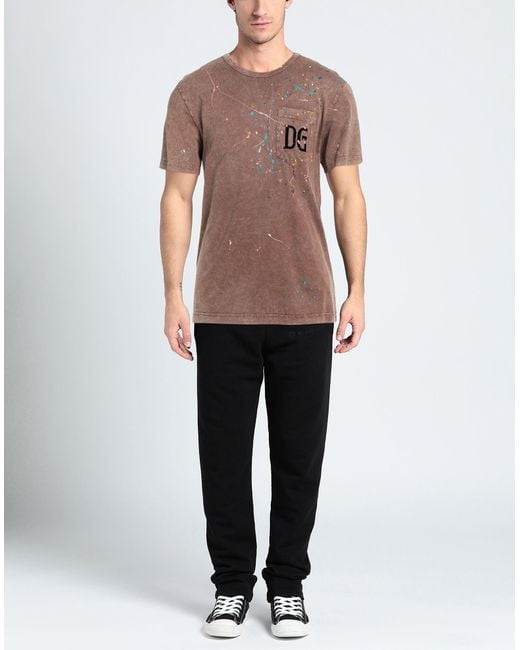 Dolce & Gabbana Brown T-shirt for men