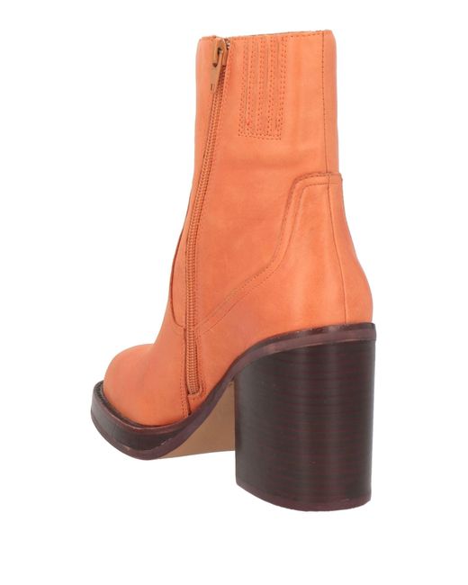 Jeffrey Campbell Orange Ankle Boots