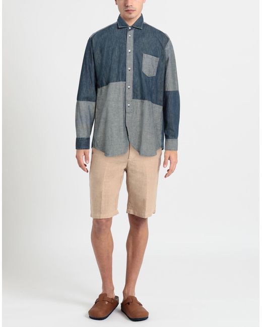 B.D. Baggies Blue Denim Shirt Cotton for men
