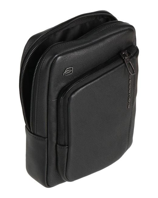 Piquadro Black Cross-Body Bag for men