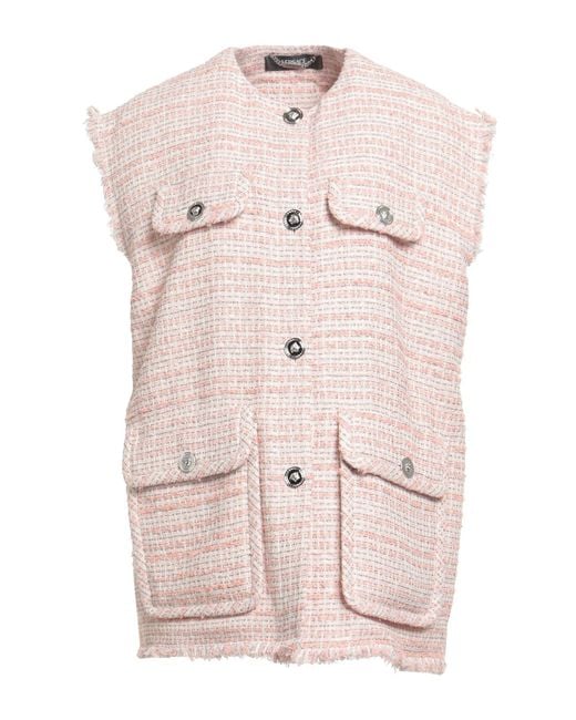 Versace Pink Light Jacket Cotton, Polyamide, Polyester