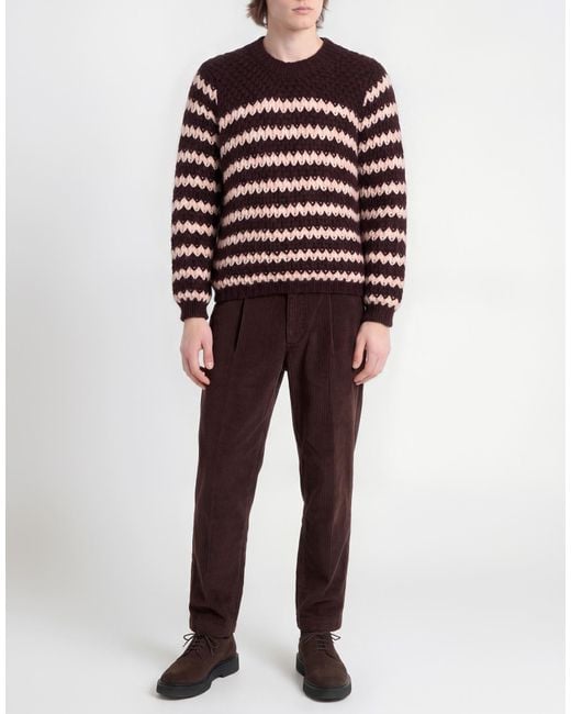 Roberto Collina Red Sweater Baby Alpaca Wool, Polyamide, Wool for men