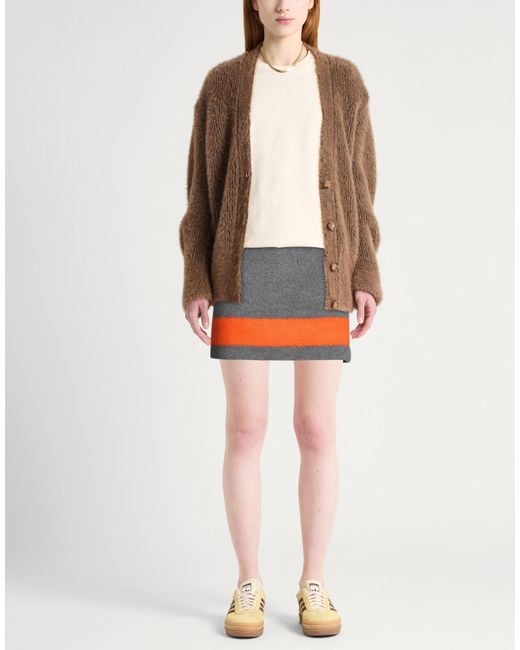 Mini-Jupe MSGM en coloris Gray