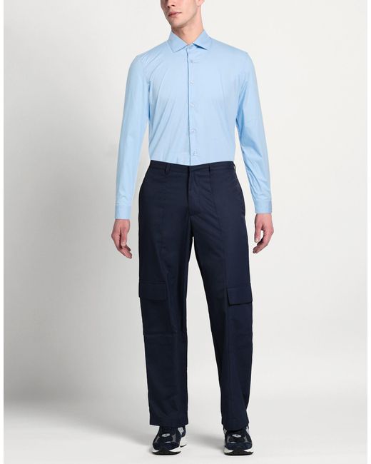 Camisa OVER/D de hombre de color Blue