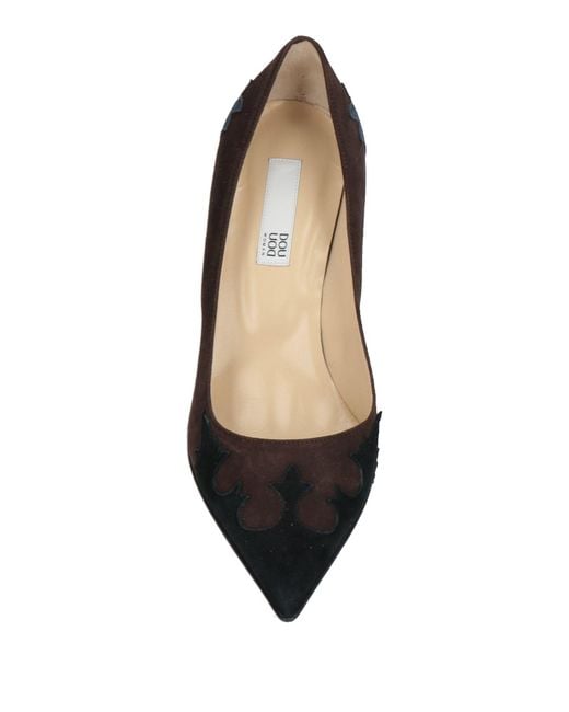 Douuod Multicolor Dark Pumps Leather