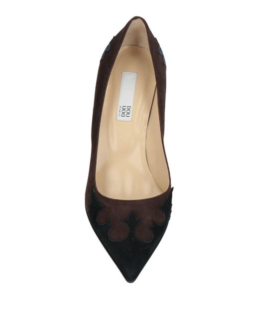 Douuod Multicolor Dark Pumps Leather