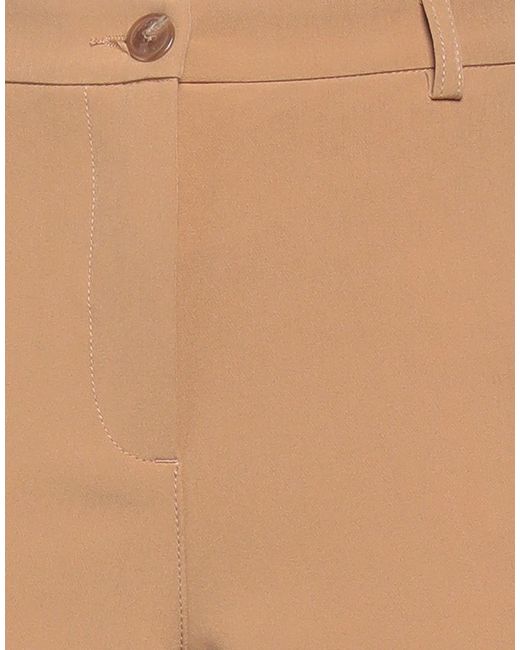 19.70 Nineteen Seventy Natural Camel Pants Polyester, Elastane