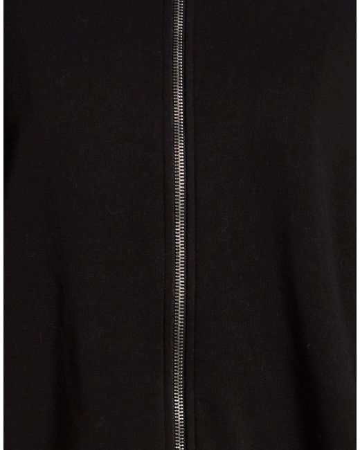 8pm Black Sweatshirt Cotton, Elastane