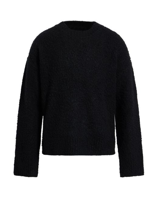 Cuello Alto Uma Wang de hombre de color Black