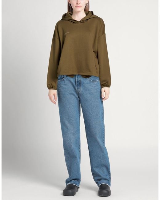PANGAIA Green Military Sweatshirt Organic Cotton