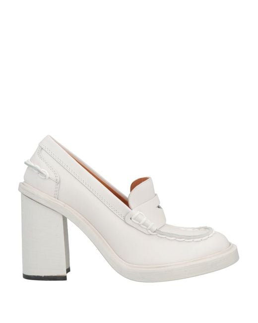 Tod's White Loafers