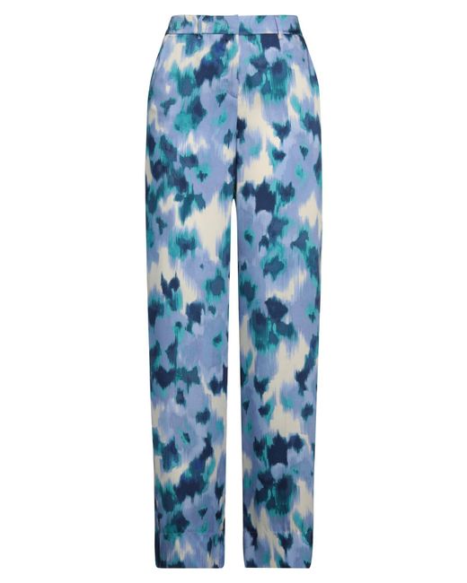 Marella Blue Pants Polyester